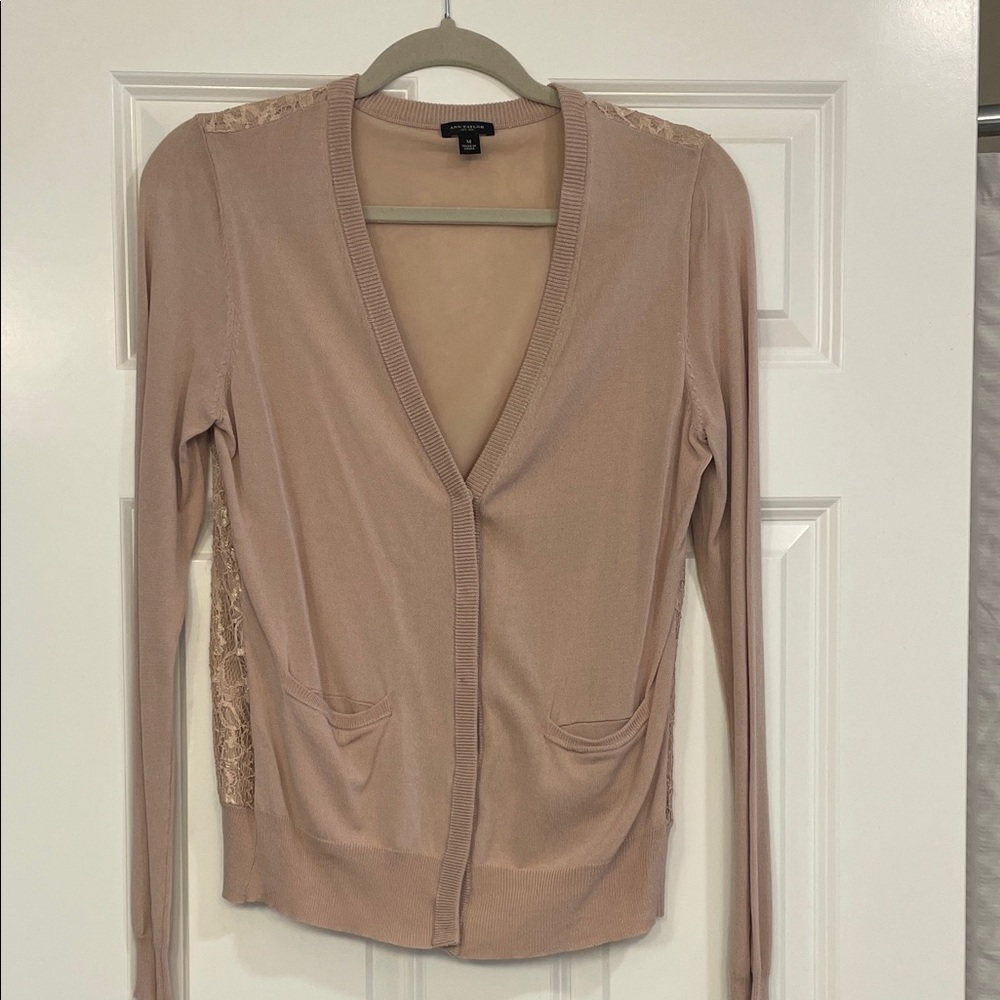 Ann Taylor Blush Knit Sweater